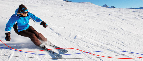 skieuse à MERIBEL MOTTARET